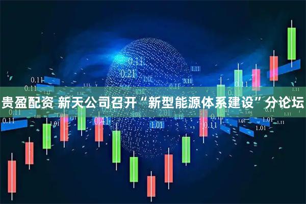 贵盈配资 新天公司召开“新型能源体系建设”分论坛
